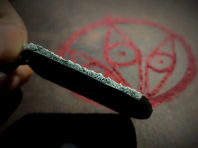 PRIMORDIAL EYE PATTERNED PENDANT My Store