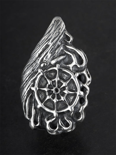 Dual-Profile Medallion in 925 Silver & Copper(Excluding chains) gobalgoing