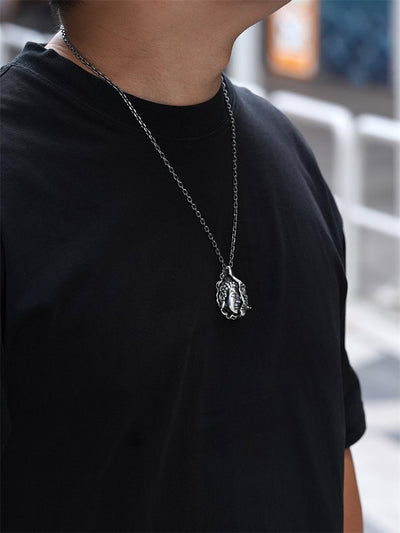 Dual-Profile Medallion in 925 Silver & Copper(Excluding chains) gobalgoing