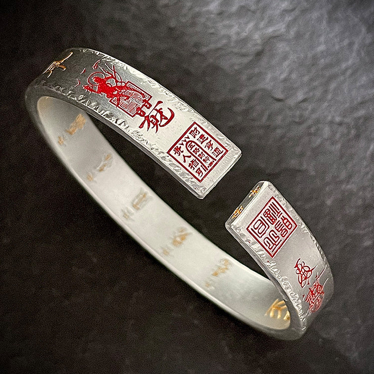 Five Wealth Gods Open Cuff gobalgoing