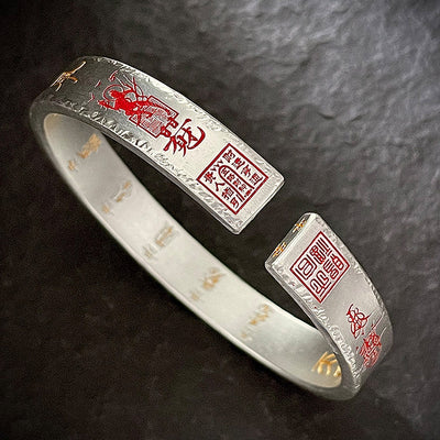 Five Wealth Gods Open Cuff gobalgoing