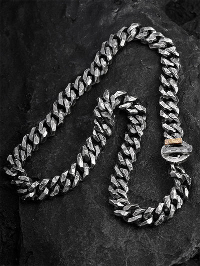 Industrial-Grade Cuban Chain in 925 Silver gobalgoing