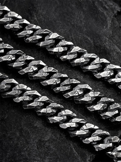 Industrial-Grade Cuban Chain in 925 Silver gobalgoing