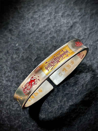 Open-Ended Wealth-Attracting Golden Light Mantra Bracelet gobalgoing