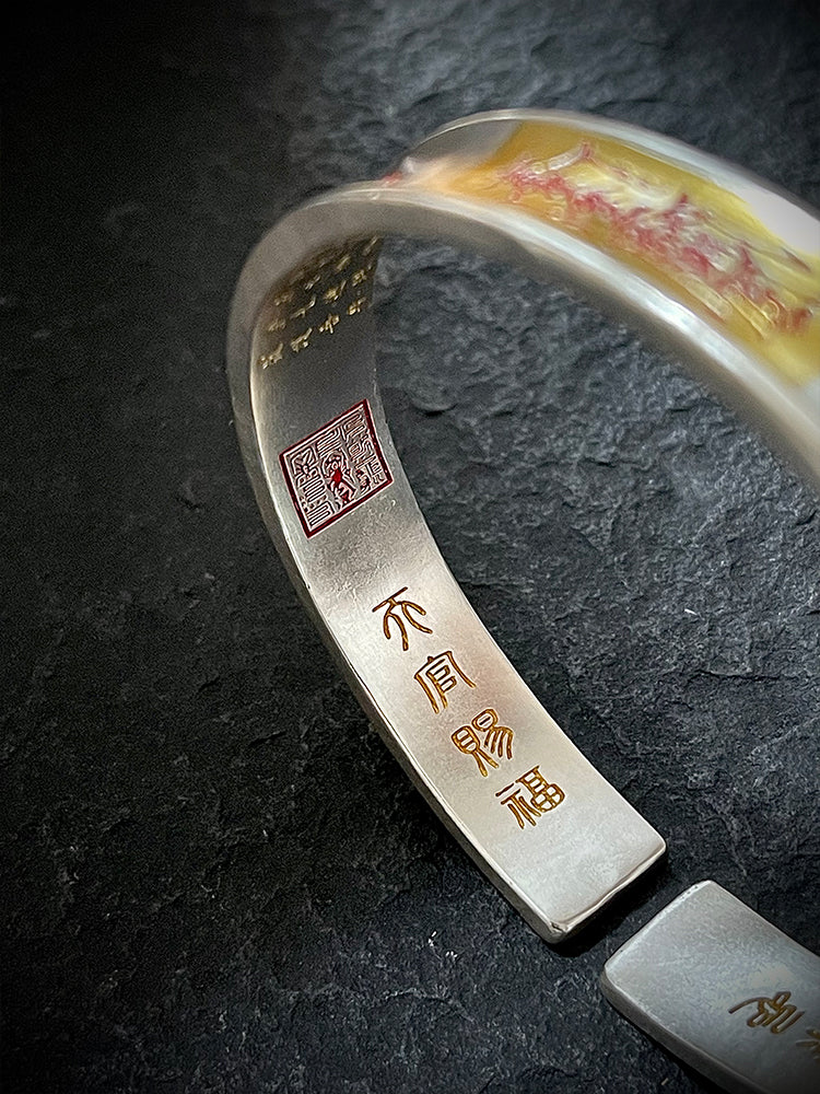 Open-Ended Wealth-Attracting Golden Light Mantra Bracelet gobalgoing