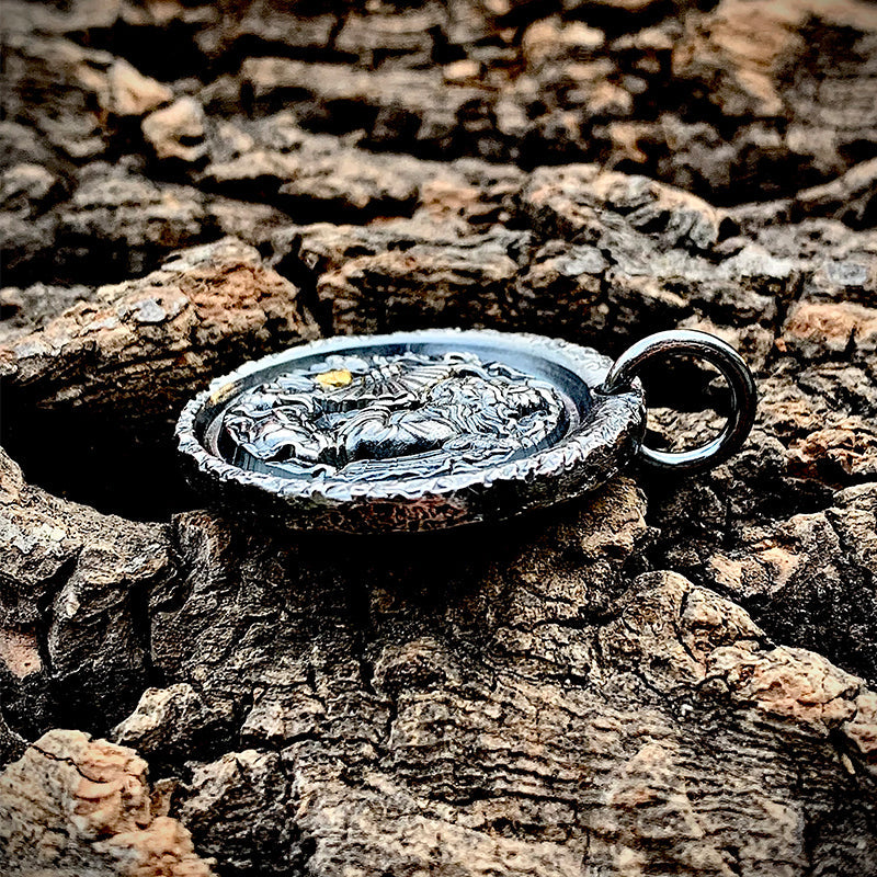 Zhong Kui Round Pendant gobalgoing